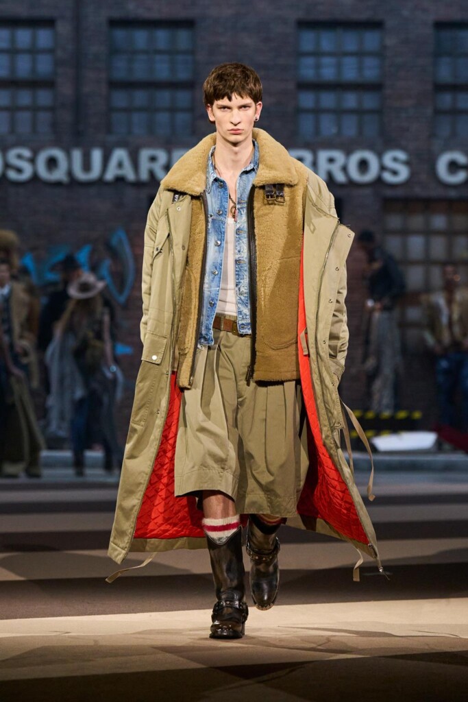 sfilata dsquared2 collezione autunno inverno 2025 celebra 30 anni brand milano fashion week foto
