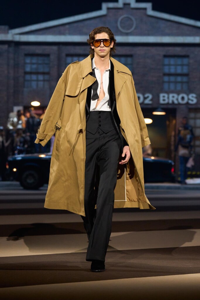 sfilata dsquared2 collezione autunno inverno 2025 celebra 30 anni brand milano fashion week foto