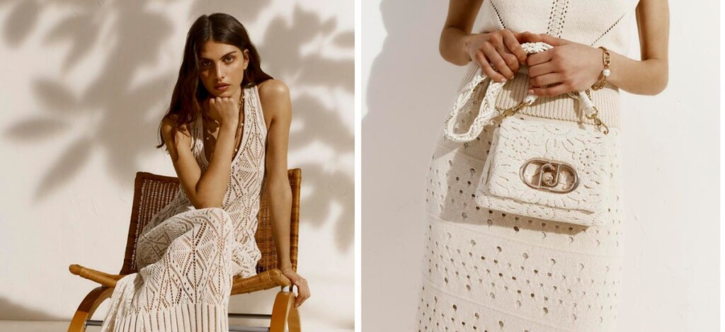LIU JO_SS25 collezione maglia crochet