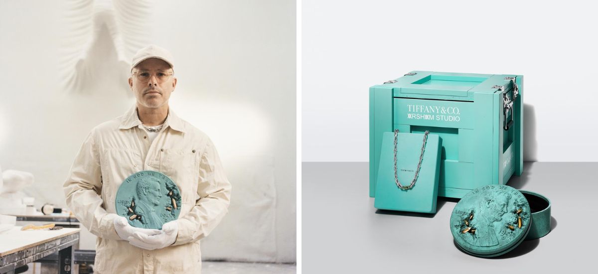 Tiffany co con daniel arsham gioielleria