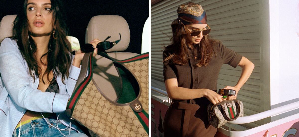 emrata gucci monogram gg