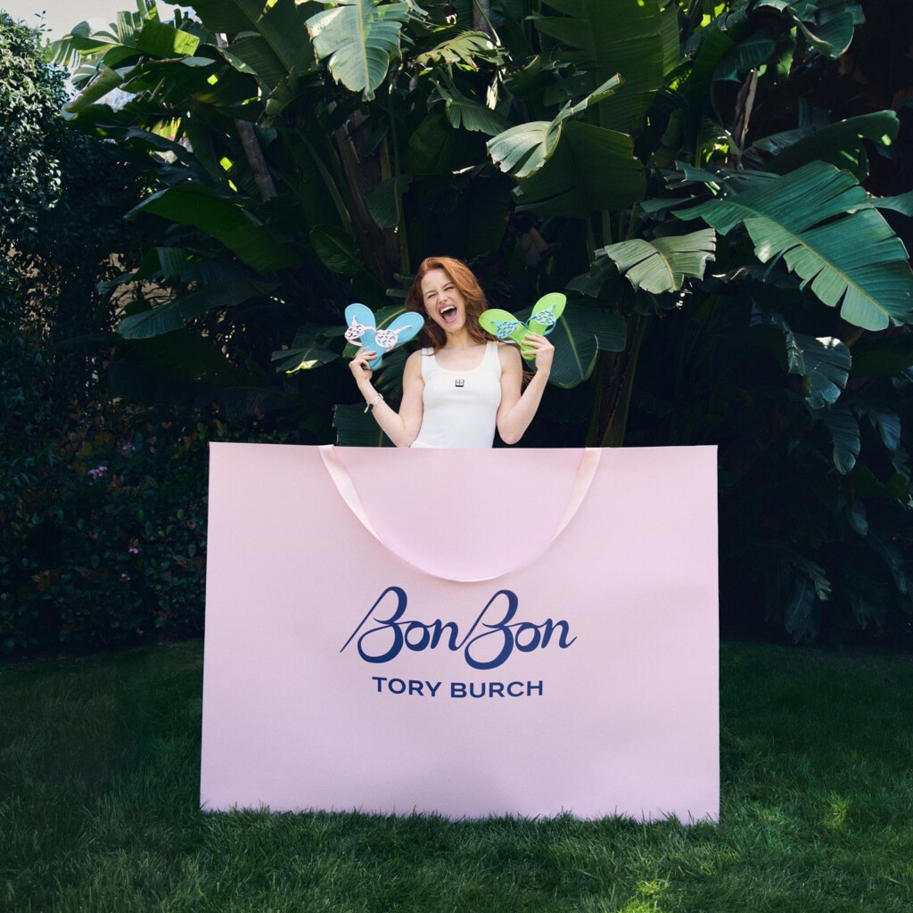 tory burch x bonbon madelaine petsch