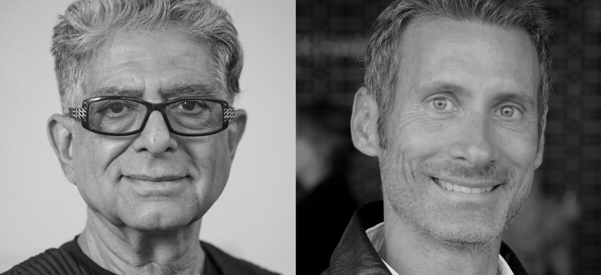 AB CHOPRA EPIGENETICS_Dr. Deepak Chopra & Charles Rosier portraits