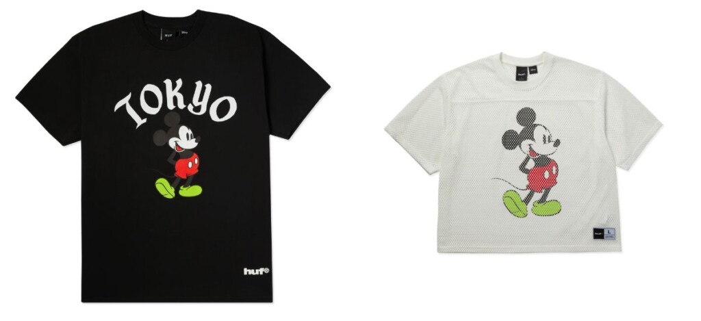 mickey in molte citta del mondo t-shirt